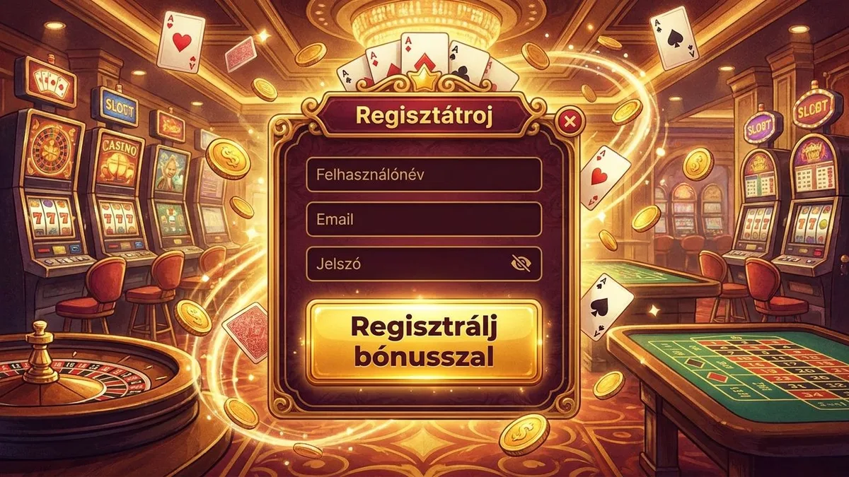 Regisztráció bónusszal